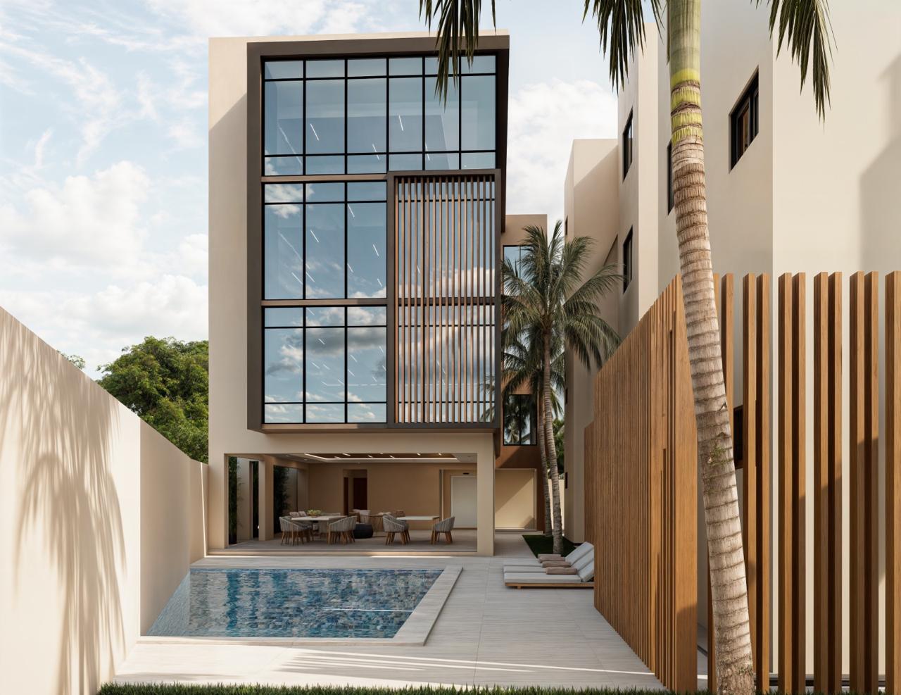 Piscina y terraza